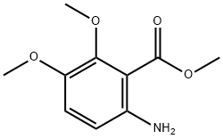 6-氨基-2,3-二甲氧基苯甲酸甲酯 结构式