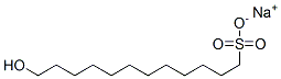 1-Dodecanesulfonic acid, hydroxy-, sodium salt 结构式