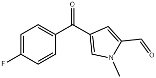 4-(4-氟苄氧基)-1-甲基-1H-吡咯-2-甲醛 结构式