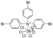 Tris(4-bromophenyl)ammoniumyl hexachloroantimonate 结构式