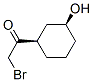 Ethanone, 2-bromo-1-(3-hydroxycyclohexyl)-, cis- (9CI) 结构式