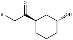 Ethanone, 2-bromo-1-(3-hydroxycyclohexyl)-, trans- (9CI) 结构式
