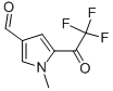 1H-Pyrrole-3-carboxaldehyde, 1-methyl-5-(trifluoroacetyl)- (9CI) 结构式