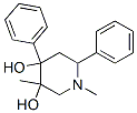 1,3-dimethyl-4,6-diphenyl-piperidine-3,4-diol 结构式