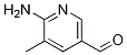 6-aMino-5-Methylnicotinaldehyde 结构式