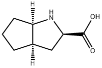 (2R,3AR,6AR) -八氢环戊二烯并[B]吡咯-2-羧酸 结构式