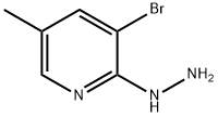 1-(3-bromo-5-methylpyridin-2-yl)hydrazine 结构式