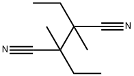 2,3-二乙基-2,3-二甲基丁二腈 结构式