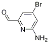 6-氨基-4-溴吡啶甲醛 结构式