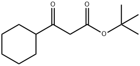 3-环己基-3-氧代丙酸叔丁酯 结构式