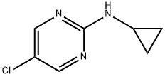 5-氯-N-环丙基-2-嘧啶胺 结构式