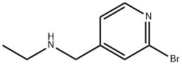 2-溴-N-乙基-4-吡啶甲胺 结构式