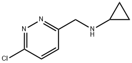 6-氯-N-环丙基-3-哒嗪甲胺 结构式