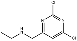 2,6-二氯-N-乙基-4-嘧啶甲胺 结构式