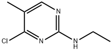 4-氯-N-乙基-5-甲基-2-嘧啶胺 结构式