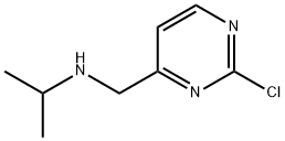 2-氯-N-(1-甲基乙基)-4-嘧啶甲胺 结构式