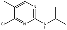 (4-氯-5-甲基-嘧啶-2-基)异丙基胺 结构式
