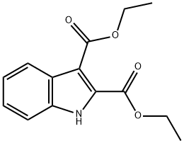 2,3-二乙氧羰基吲哚 结构式