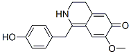 2,3,4,6-Tetrahydroisoquinolin-6-one, 1-[4-hydroxybenzyl]-7-methoxy- 结构式