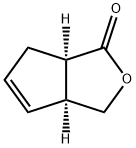 (1R,5S)-3-氧杂二环[3.3.0]辛-6-烯-2-酮 结构式