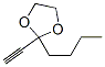 1,3-Dioxolane,  2-butyl-2-ethynyl- 结构式