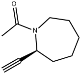 1H-Azepine, 1-acetyl-2-ethynylhexahydro-, (S)- (9CI) 结构式