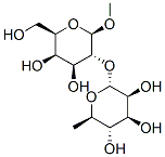 methyl 2-O-alpha-rhamnopyranosyl-beta-galactopyranoside 结构式