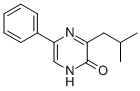 3-(2-METHYLPROPYL)-5-PHENYL-2(1H)-PYRAZINONE 结构式