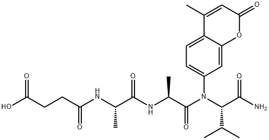 SUC-ALA-ALA-VAL-AMC 结构式