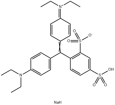 酸性蓝 1 结构式