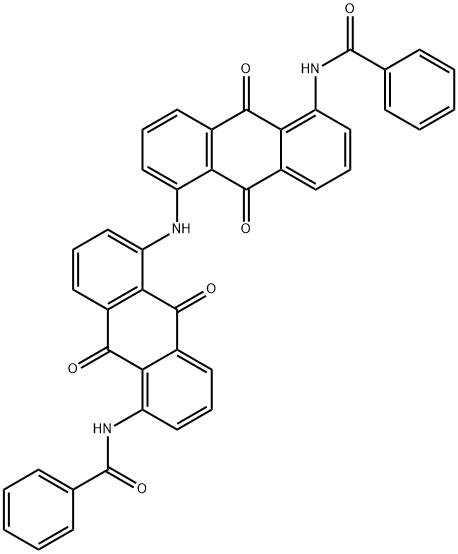 N,N'-[iminobis(9,10-dihydro-9,10-dioxoanthracene-5,1-diyl)]bis(benzamide) 结构式