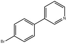 3-(4-溴苯基)吡啶 结构式