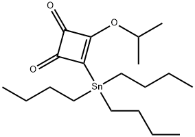 3-异丙氧基-4-(三正丁基锡)-3-环丁烯-1,2-二酮 结构式