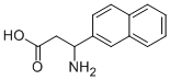 DL-3-氨基-3-(2-萘基)丙酸 结构式
