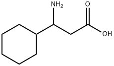 3-氨基-3-环己基丙酸 结构式