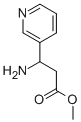3-氨基-3-(3-吡啶基)丙酸甲酯 结构式