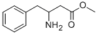 3-氨基-4-苯基丁酸甲酯 结构式