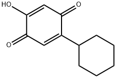 2,5-Cyclohexadiene-1,4-dione, 2-cyclohexyl-5-hydroxy- (9CI) 结构式