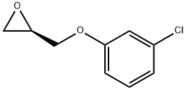 (R)-2-((3-氯苯氧基)甲基)环氧乙烷 结构式