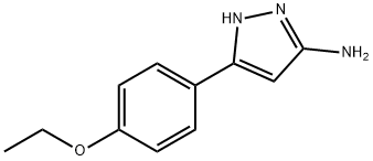 [5-(4-乙氧苯基)-1H-吡唑-3-基]胺 结构式