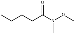 N-甲氧基-N-甲基戊酰胺 结构式