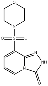 8-(吗啉磺酰基)-[1,2,4]三唑并[4,3-A]吡啶-3-醇 结构式