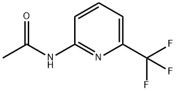 N-(6-(三氟甲基)吡啶-2-基)乙酰胺 结构式