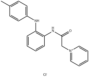 N-[2-[(4-methylphenyl)amino]phenyl]-2-pyridin-1-yl-acetamide chloride 结构式