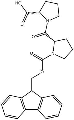 N-芴甲氧羰基-脯氨酰-脯氨酸 结构式
