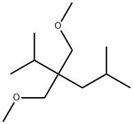 1-METHOXY-2-(METHOXYMETHYL)-4-METHYL-2-(PROPAN-2-YL)PENTANE 结构式