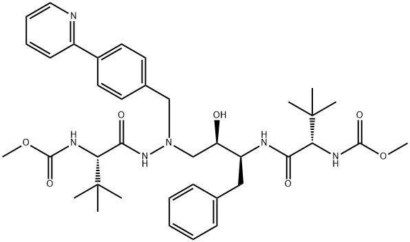 阿扎那韦杂质1 结构式