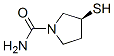 1-Pyrrolidinecarboxamide,3-mercapto-,(S)-(9CI) 结构式