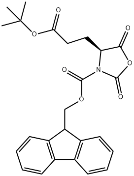 FMOC-GLU(OTBU)-NCA 结构式