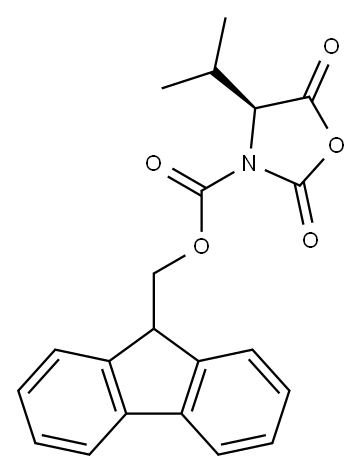 FMOC-L-缬氨酸 结构式